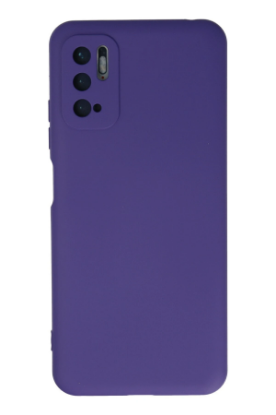 Newface Xiaomi Redmi Note 10 5G Kılıf Nano içi Kadife Silikon - Mor resmi