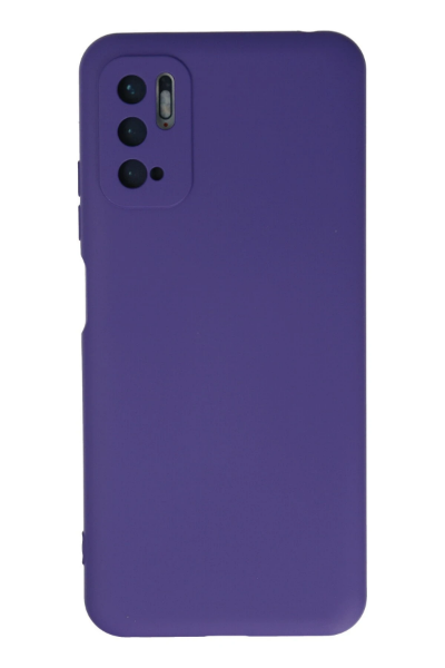Newface Xiaomi Redmi Note 10 5G Kılıf Nano içi Kadife Silikon - Mor resmi
