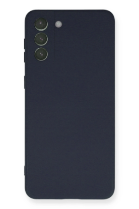 Newface Samsung Galaxy S21 FE Kılıf Nano içi Kadife Silikon - Lacivert resmi