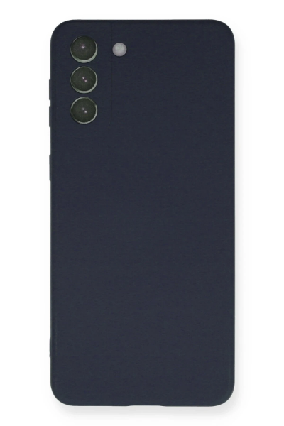 Newface Samsung Galaxy S21 FE Kılıf Nano içi Kadife Silikon - Lacivert resmi