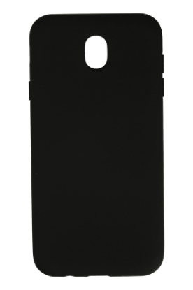 Newface Samsung Galaxy J7 Pro / J730 Kılıf Nano içi Kadife Silikon - Siyah resmi
