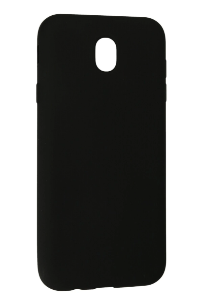 Newface Samsung Galaxy J7 Pro / J730 Kılıf Nano içi Kadife Silikon - Siyah resmi