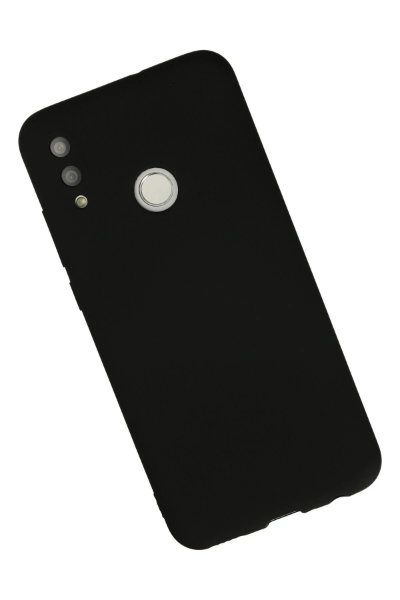 Newface Huawei P Smart 2019 Kılıf Nano içi Kadife Silikon - Siyah resmi