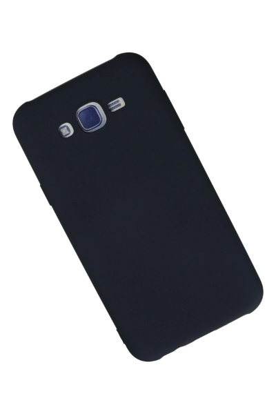 Newface Samsung Galaxy J7 Kılıf Nano içi Kadife Silikon - Lacivert resmi