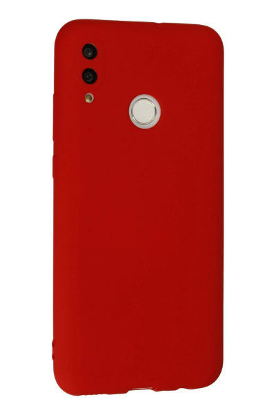 Newface Huawei P Smart 2019 Kılıf Nano içi Kadife Silikon - Kırmızı resmi