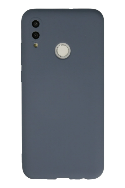 Newface Huawei P Smart 2019 Kılıf Nano içi Kadife Silikon - Gri resmi