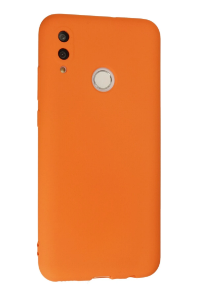 Newface Huawei P Smart 2019 Kılıf Nano içi Kadife Silikon - Turuncu resmi
