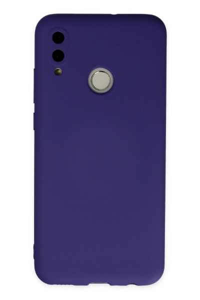 Newface Huawei P Smart 2019 Kılıf Nano içi Kadife Silikon - Mor resmi