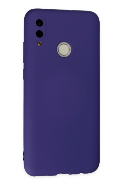 Newface Huawei P Smart 2019 Kılıf Nano içi Kadife Silikon - Mor resmi