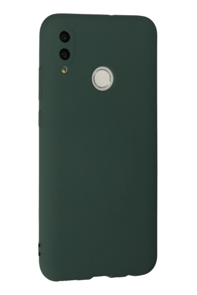 Newface Huawei P Smart 2019 Kılıf Nano içi Kadife Silikon - Koyu Yeşil resmi