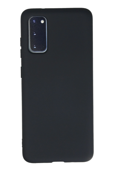 Newface Samsung Galaxy S20 Kılıf Nano içi Kadife Silikon - Lacivert resmi
