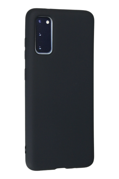 Newface Samsung Galaxy S20 Kılıf Nano içi Kadife Silikon - Lacivert resmi