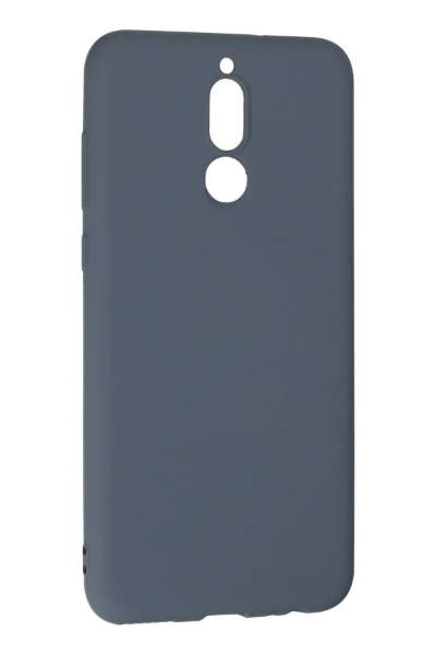 Newface Huawei Mate 10 Lite Kılıf Nano içi Kadife Silikon - Gri resmi