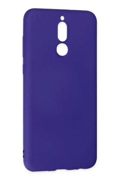 Newface Huawei Mate 10 Lite Kılıf Nano içi Kadife Silikon - Mor resmi