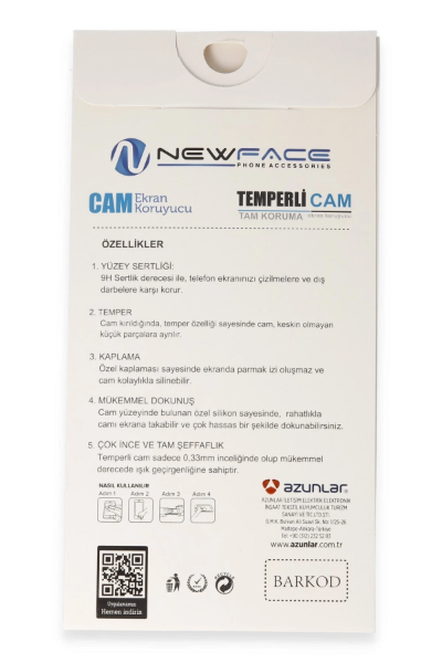 Newface Xiaomi Redmi 14C 3D Antistatik Cam Ekran Koruyucu resmi