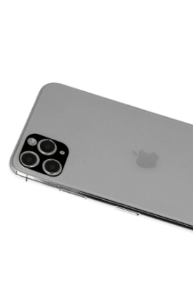 Newface iPhone 11 Pro Max Rainbow Kamera Lens Koruma Cam - Siyah resmi