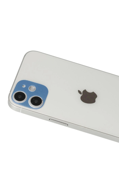 Newface iPhone 12 Rainbow Kamera Lens Koruma Cam - Mavi resmi