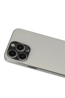Newface iPhone 12 Pro Max Rainbow Kamera Lens Koruma Cam - Siyah resmi