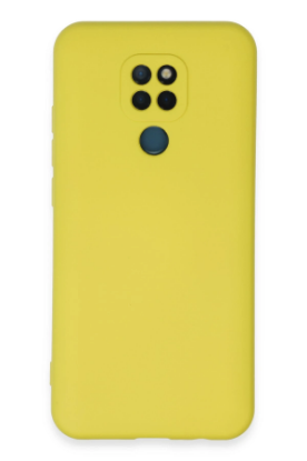 Newface General Mobile GM 20 Kılıf Nano içi Kadife Silikon - Sarı resmi