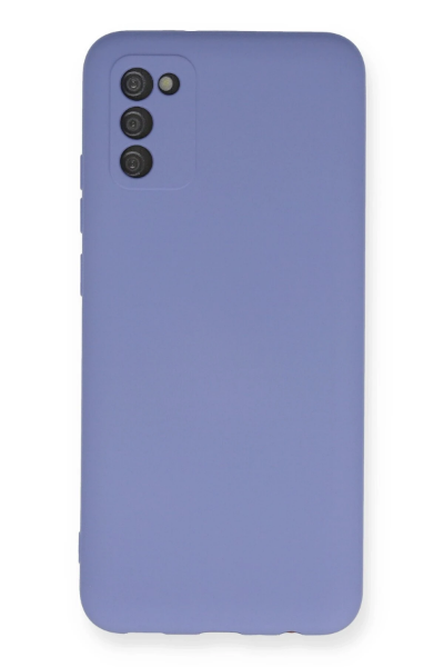 Newface Samsung Galaxy A03S Kılıf Nano içi Kadife Silikon - Lila resmi