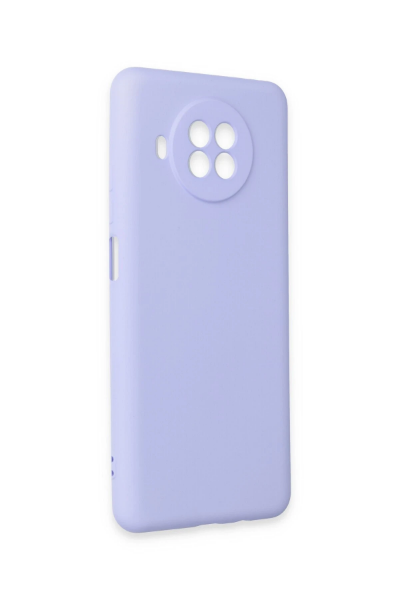 Newface Xiaomi Mi 10T Lite Kılıf Nano içi Kadife Silikon - Lila resmi