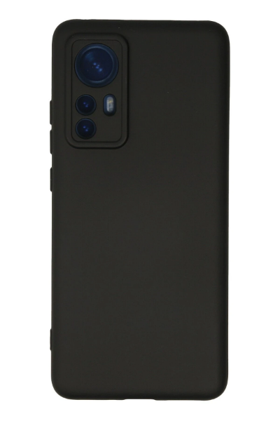 Newface Xiaomi Mi 12 Kılıf Nano içi Kadife Silikon - Siyah resmi