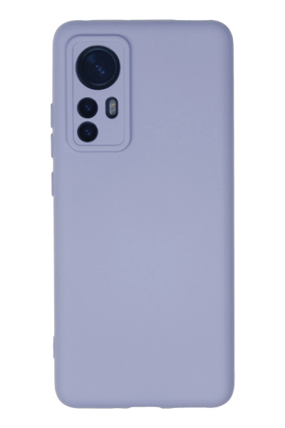 Newface Xiaomi Mi 12 Kılıf Nano içi Kadife Silikon - Lila resmi