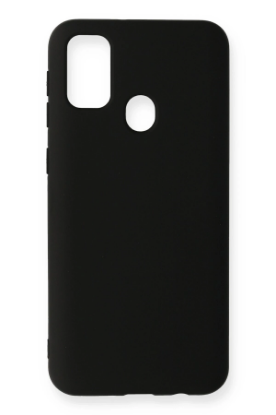 Newface Samsung Galaxy A21S Kılıf Nano içi Kadife Silikon - Siyah resmi