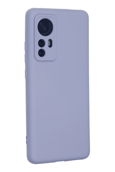Newface Xiaomi Mi 12 Kılıf Nano içi Kadife Silikon - Lila resmi