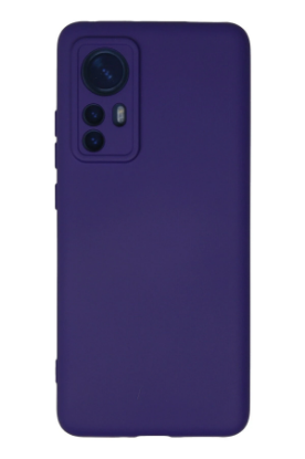 Newface Xiaomi Mi 12 Kılıf Nano içi Kadife Silikon - Mor resmi