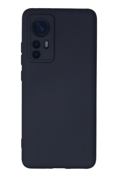 Newface Xiaomi Mi 12 Kılıf Nano içi Kadife Silikon - Lacivert resmi