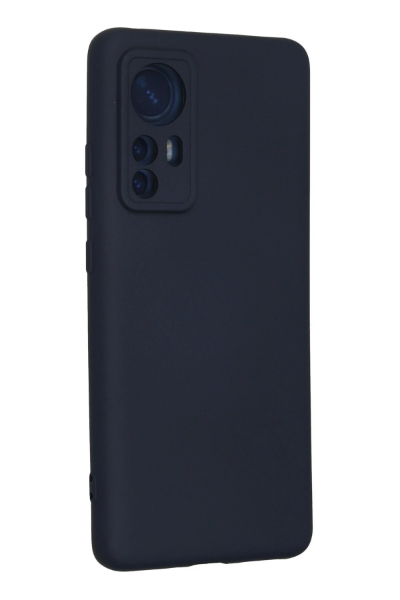 Newface Xiaomi Mi 12 Kılıf Nano içi Kadife Silikon - Lacivert resmi