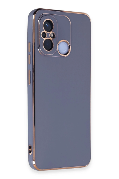 Newface Xiaomi Redmi 12C Kılıf Volet Silikon - Mavi resmi