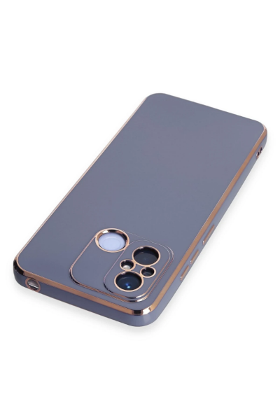 Newface Xiaomi Redmi 12C Kılıf Volet Silikon - Mavi resmi