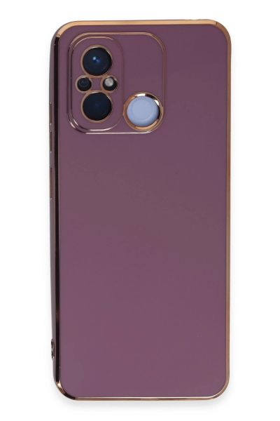 Newface Xiaomi Redmi 12C Kılıf Volet Silikon - Mor resmi