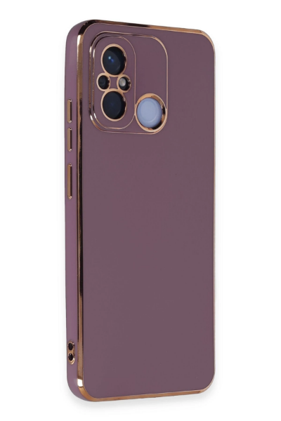 Newface Xiaomi Redmi 12C Kılıf Volet Silikon - Mor resmi