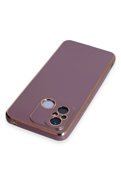 Newface Xiaomi Redmi 12C Kılıf Volet Silikon - Mor resmi