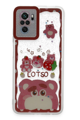 Newface Xiaomi Redmi Note 10 Pro Kılıf Sweet Desenli Silikon Kapak - Pembe resmi