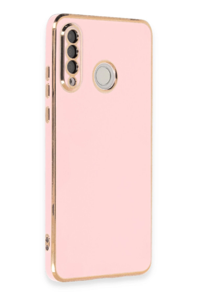 Newface Huawei P30 Lite Kılıf Volet Silikon - Pembe resmi