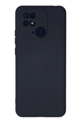 Newface Xiaomi Redmi 10C Kılıf Nano içi Kadife Silikon - Lacivert resmi