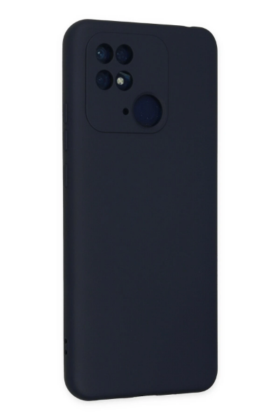 Newface Xiaomi Redmi 10C Kılıf Nano içi Kadife Silikon - Lacivert resmi
