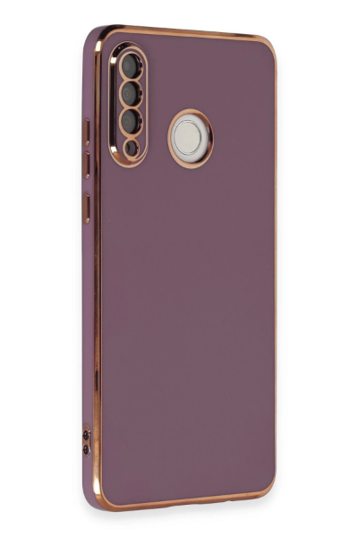 Newface Huawei P30 Lite Kılıf Volet Silikon - Mor resmi