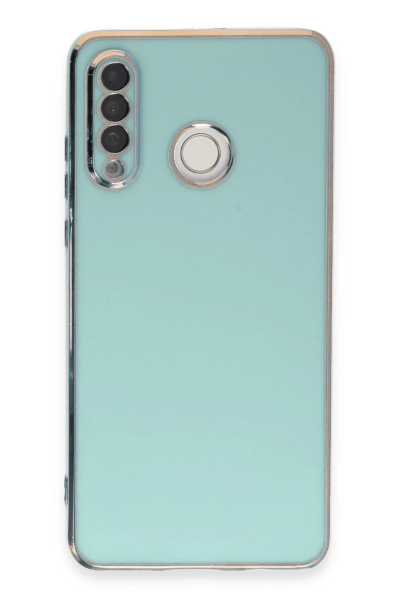 Newface Huawei P30 Lite Kılıf Volet Silikon - Açık Yeşil resmi