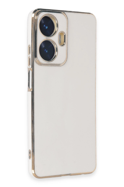 Newface Realme C55 Kılıf Volet Silikon - Beyaz resmi
