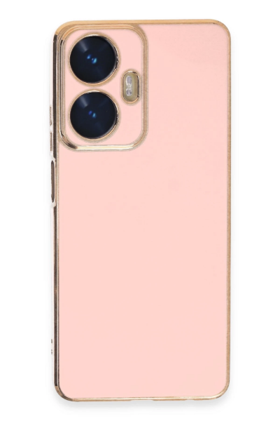 Newface Realme C55 Kılıf Volet Silikon - Pembe resmi