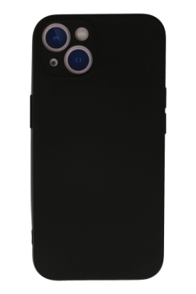 Newface iPhone 13 Mini Kılıf Nano içi Kadife Silikon - Siyah resmi