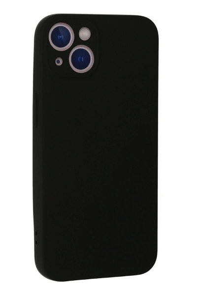 Newface iPhone 13 Mini Kılıf Nano içi Kadife Silikon - Siyah resmi