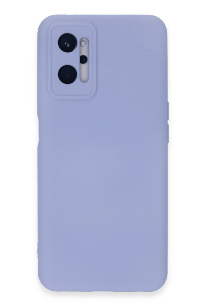 Newface Realme 9i 4G Kılıf Nano içi Kadife Silikon - Lila resmi