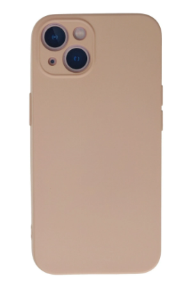 Newface iPhone 13 Mini Kılıf Nano içi Kadife Silikon - Pudra resmi