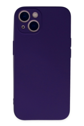 Newface iPhone 13 Mini Kılıf Nano içi Kadife Silikon - Mor resmi